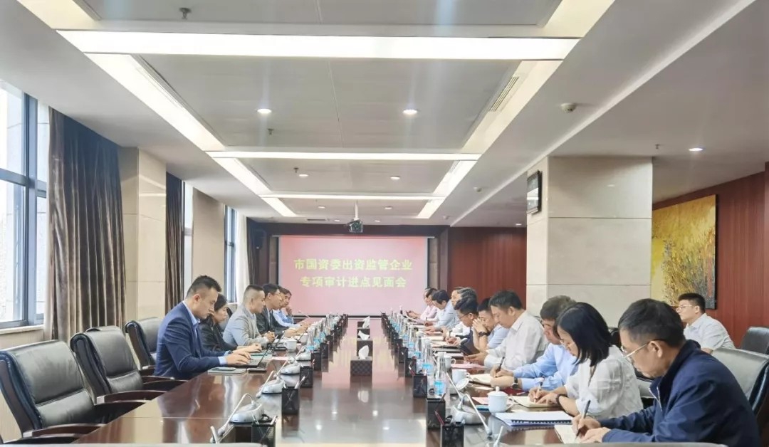 涂建平、章勇參加市國資委出資監(jiān)管企業(yè)專項審計進點見面會